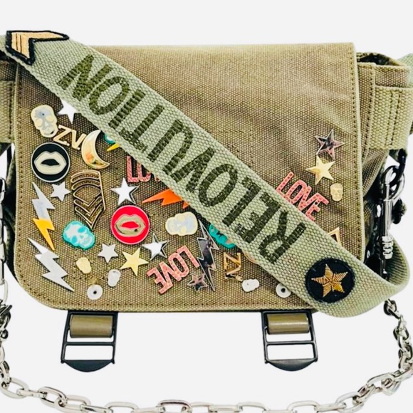 MILITARY GREEN , AMAZING HANDBAG, ARMY - Picture 1 of 4